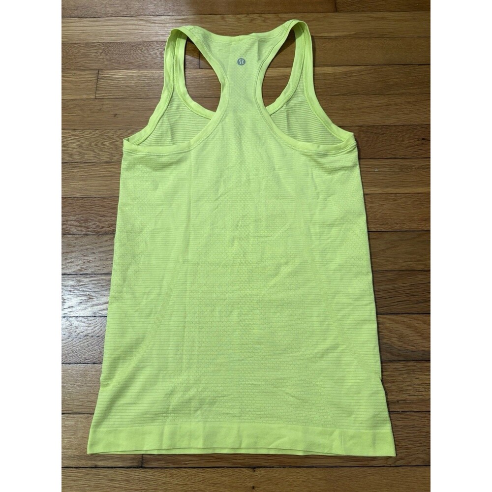Lululemon Size 4 Swiftly Tech Tank Racerback Neon… - image 3